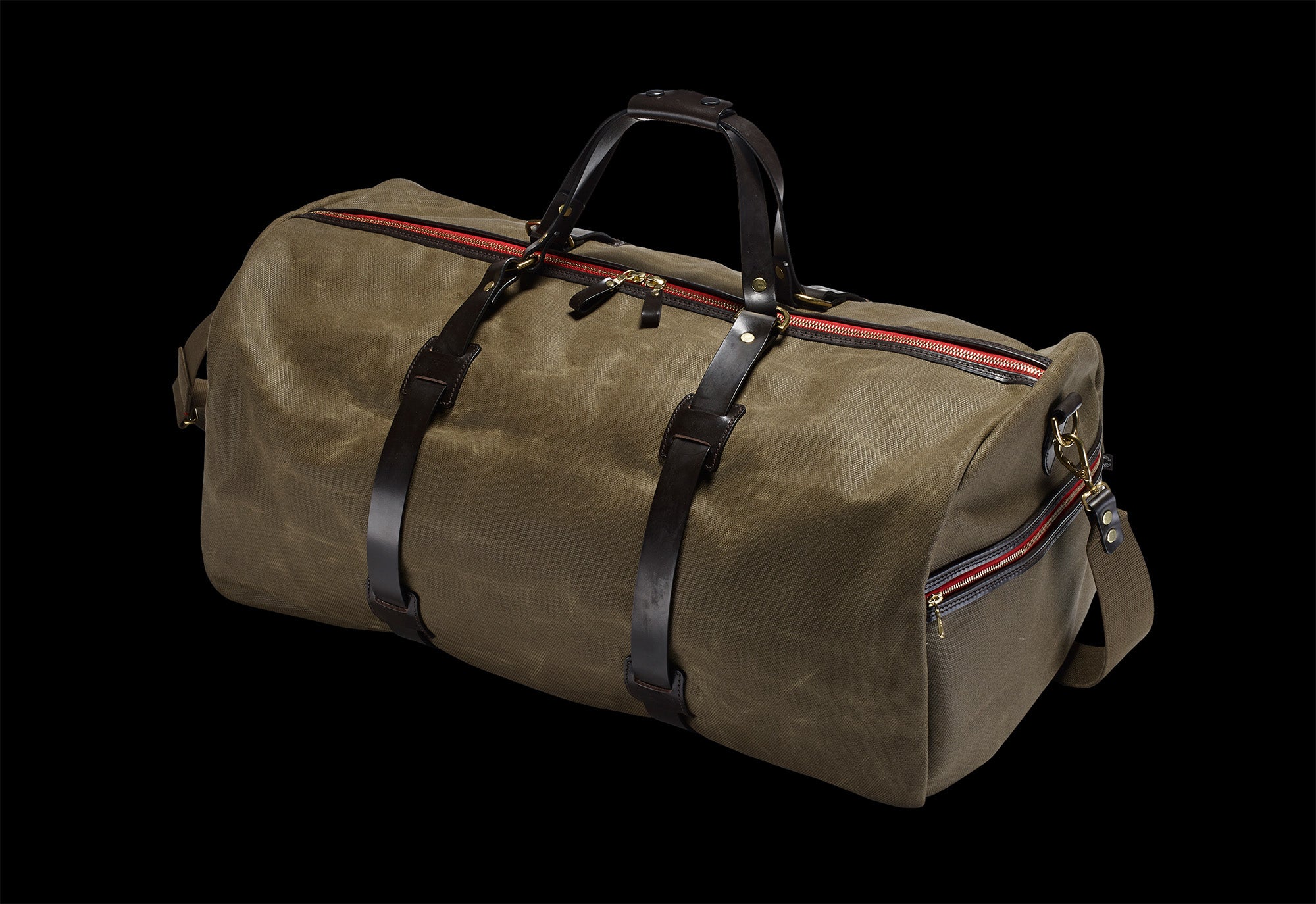 Croots | Vintage Canvas Duffle Holdall - Large | Olive