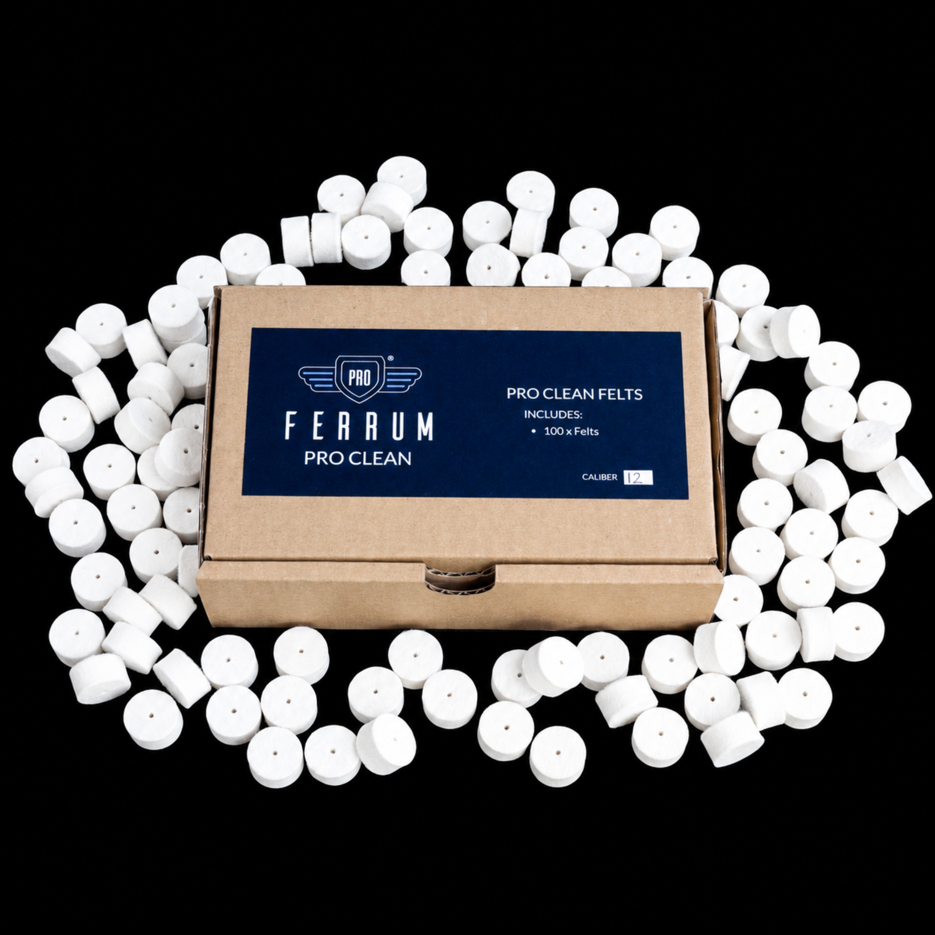 Pro Ferrum Cleaning Felts (100 Pack)