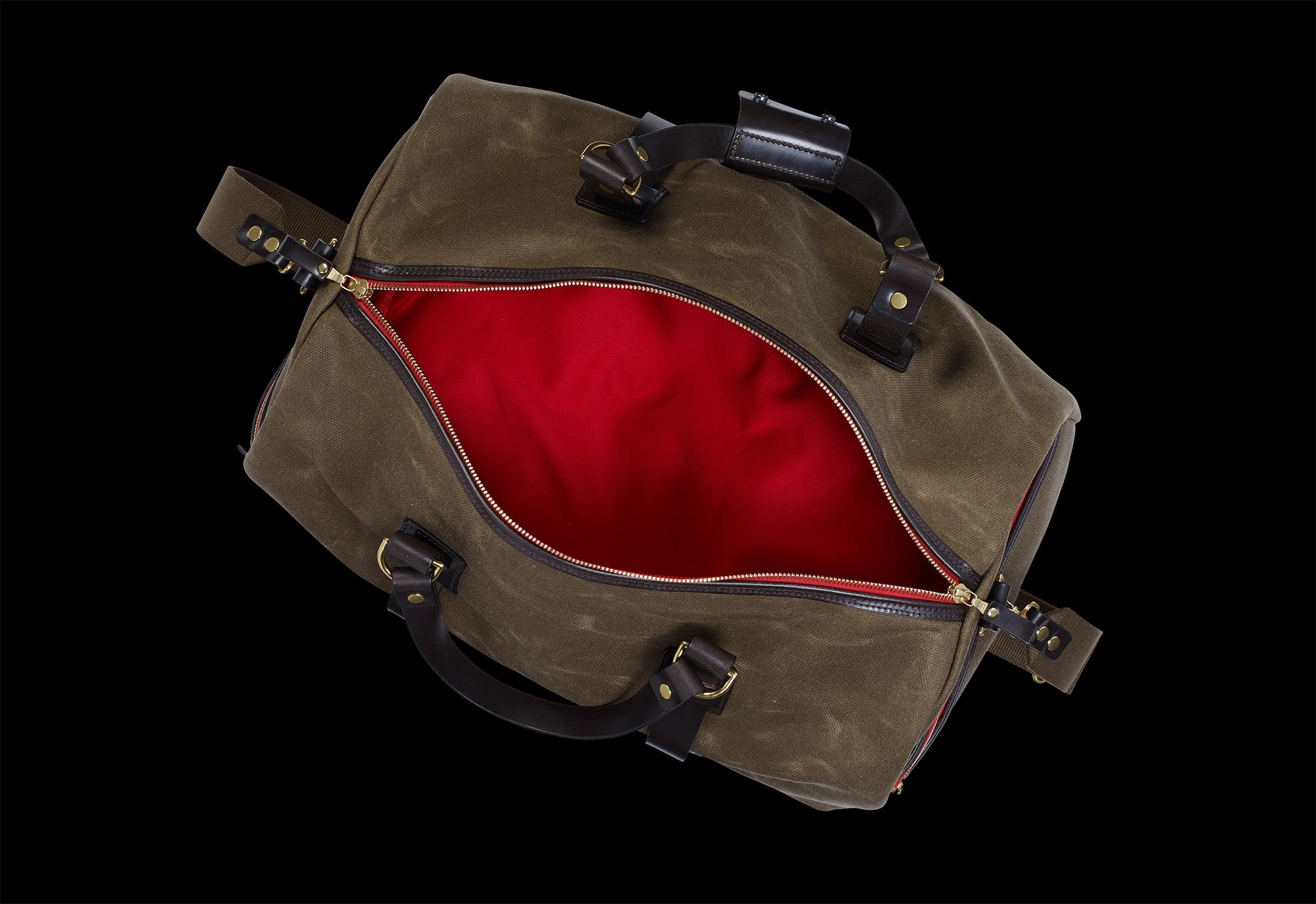 Croots | Vintage Canvas Duffle Holdall - Large | Olive